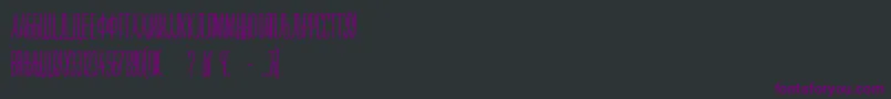 Maksimilijan Font – Purple Fonts on Black Background