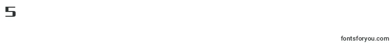 PfstargateBold Font – Fonts for Digit 5