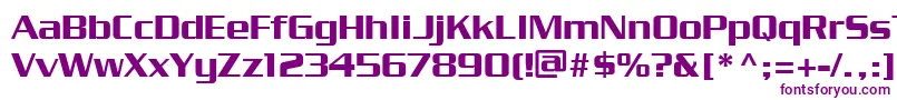 PfstargateBold-fontti – violetit fontit