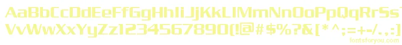 PfstargateBold-fontti – keltaiset fontit