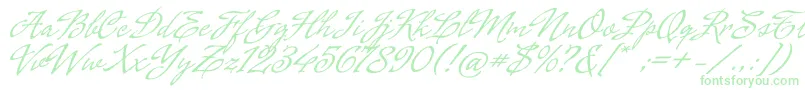 CenizasAlt-Schriftart – Grüne Schriften