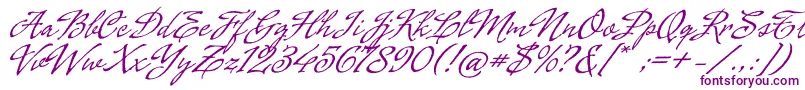 CenizasAlt-Schriftart – Violette Schriften auf weißem Hintergrund