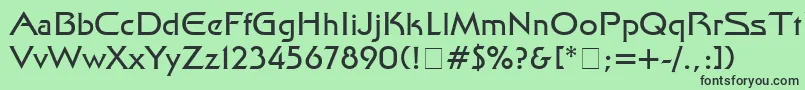 Finalnew Font – Black Fonts on Green Background