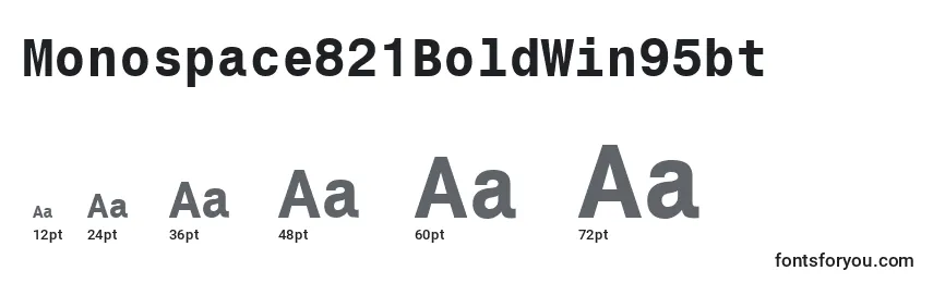 Monospace821BoldWin95bt Font Sizes