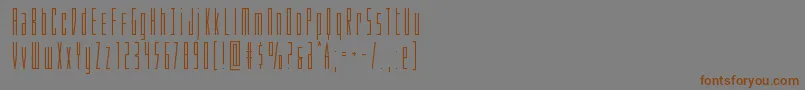 Phantacon Font – Brown Fonts on Gray Background