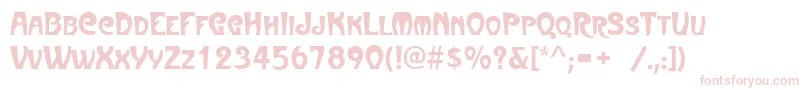 ArtMetropol Font – Pink Fonts on White Background