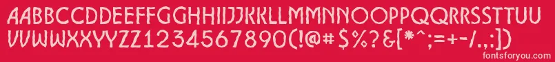 Weitere Informationen zur ALancetbrk-Schriftart ALancetbrk-Schriftart – Rosa Schriften auf rotem Hintergrund