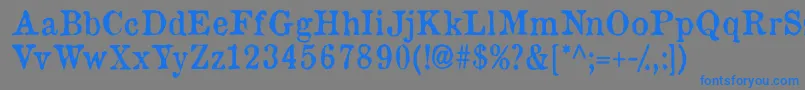 More about Oldnewspapertypes Font Oldnewspapertypes Font – Blue Fonts on Gray Background