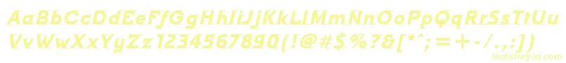 More about OdysseeItcBoldItalic Font OdysseeItcBoldItalic Font – Yellow Fonts on White Background