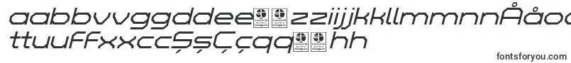 Fonte ZeltaSixDemoLightItalic – fontes uzbeques