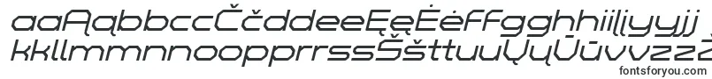 Fonte ZeltaSixDemoLightItalic – fontes lituanas