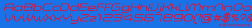 fuente ZeltaSixDemoLightItalic – Fuentes Rojas Sobre Fondo Azul