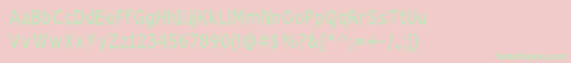 ChizzlerThin Font – Green Fonts on Pink Background