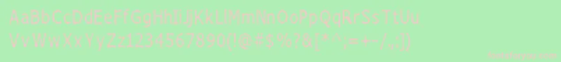 ChizzlerThin Font – Pink Fonts on Green Background