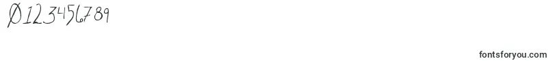 MtfSaxy Font – Fonts for Numbers and Digits