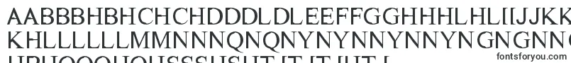 フォントDichtmy – セソト文字