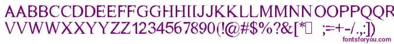 Dichtmy Font – Purple Fonts on White Background