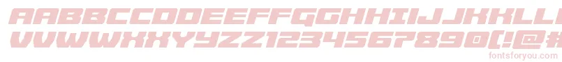 Cruiserfortresssemital Font – Pink Fonts on White Background