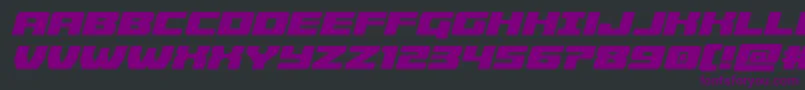 Cruiserfortresssemital Font – Purple Fonts on Black Background