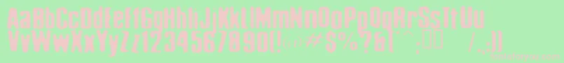 AcidRef Font – Pink Fonts on Green Background