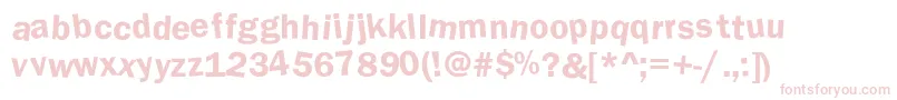 Шрифт DaftLowerCase – розовые шрифты