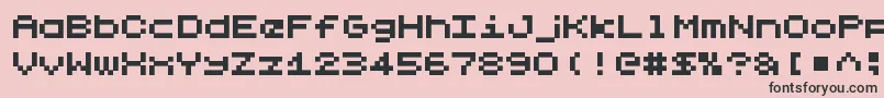 LilliputstepsRegular Font – Black Fonts on Pink Background