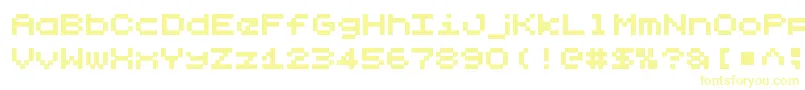 LilliputstepsRegular Font – Yellow Fonts on White Background