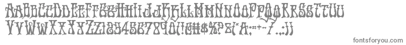 Шрифт Instantzenbold – серые шрифты на белом фоне