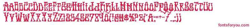 フォントInstantzenbold – 赤い文字