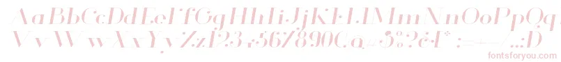 GlamorLightextendeditalic Font – Pink Fonts