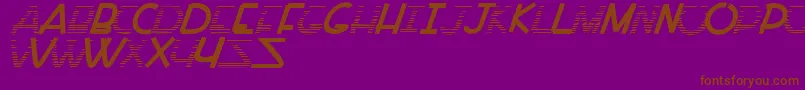 PaintAllTime Font – Brown Fonts on Purple Background