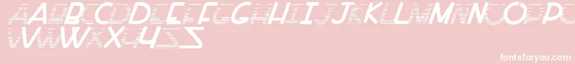 PaintAllTime Font – White Fonts on Pink Background