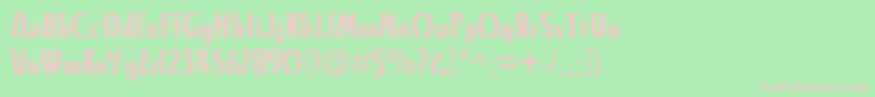 KristinRegular Font – Pink Fonts on Green Background
