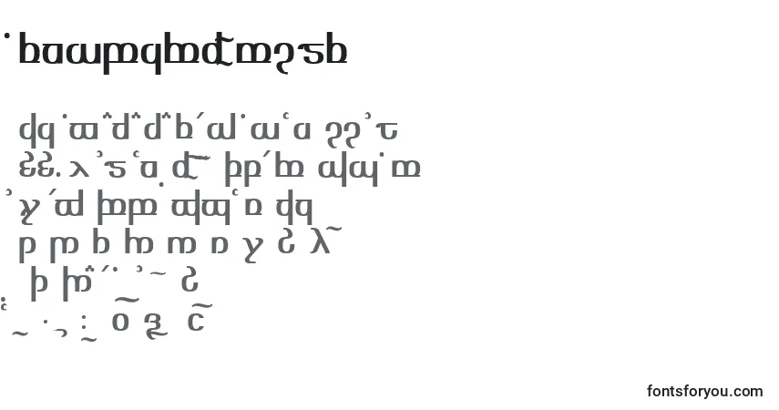 A fonte Tengwaroptime – alfabeto, números, caracteres especiais