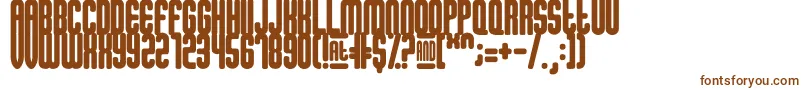 Sugar Font – Brown Fonts on White Background