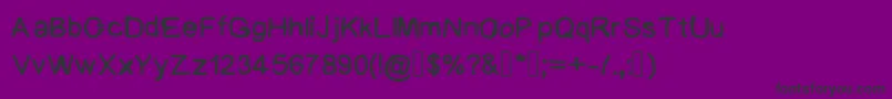 BadHandwriting Font – Black Fonts on Purple Background