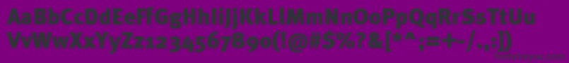 Police Metablackc – polices noires sur fond violet