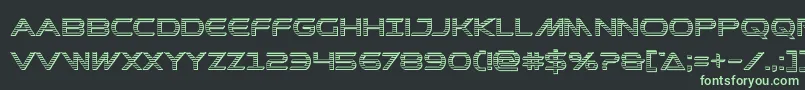 フォントPrometheanchrome – 黒い背景に緑の文字