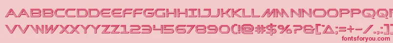 Prometheanchrome Font – Red Fonts on Pink Background