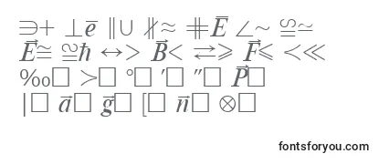 Mathematicabtt Font