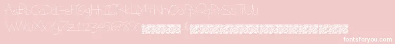 Magicstatus Font – White Fonts on Pink Background