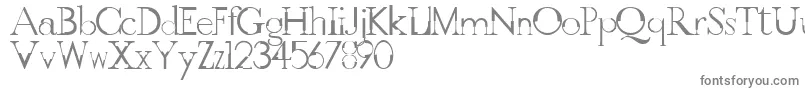 Шрифт GothicvilleFont – серые шрифты