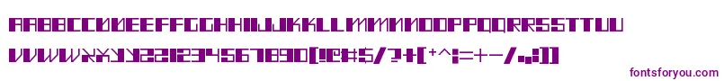 MadMeka Font – Purple Fonts on White Background
