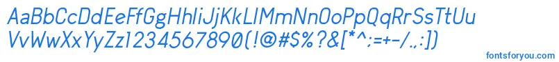 ArvinRegularItalic Font – Blue Fonts