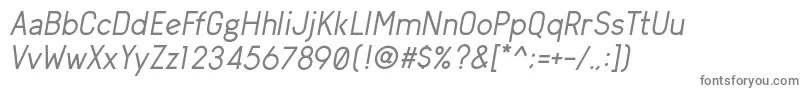 ArvinRegularItalic Font – Gray Fonts