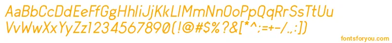 ArvinRegularItalic Font – Orange Fonts