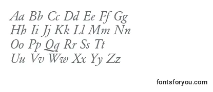 AzgaramondcttItalic Font