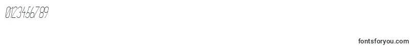 PrimadonaItalic Font – Fonts for Numbers and Digits