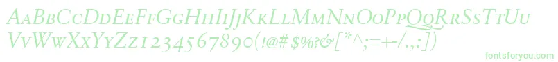 SabonnextLtDisplayItalicSmallCaps Font – Green Fonts