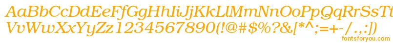 TexgyrebonumItalic-fontti – oranssit fontit